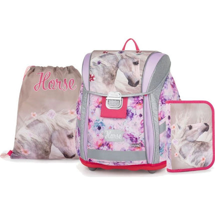 Oxybag Školský set 3-dielny Premium Light kôň Romantic
