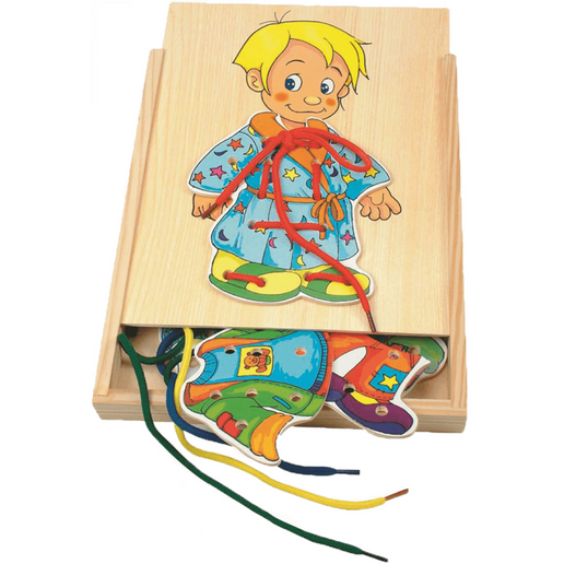 Šnurovacia šatníková skriňa Chlapec