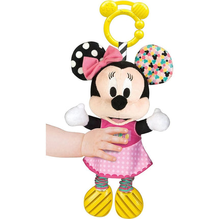 Baby Minnie plyšová so zvukmi a úchytom 25 cm