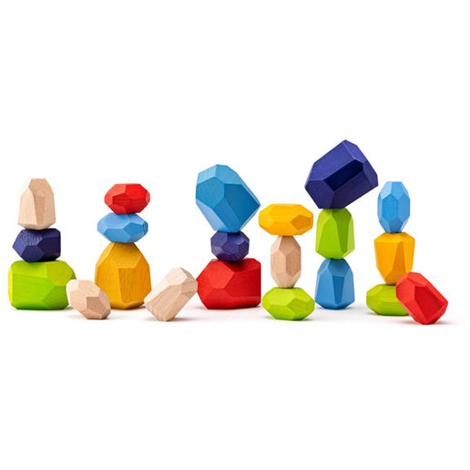 Balančná hra Drevené kamene 21 ks