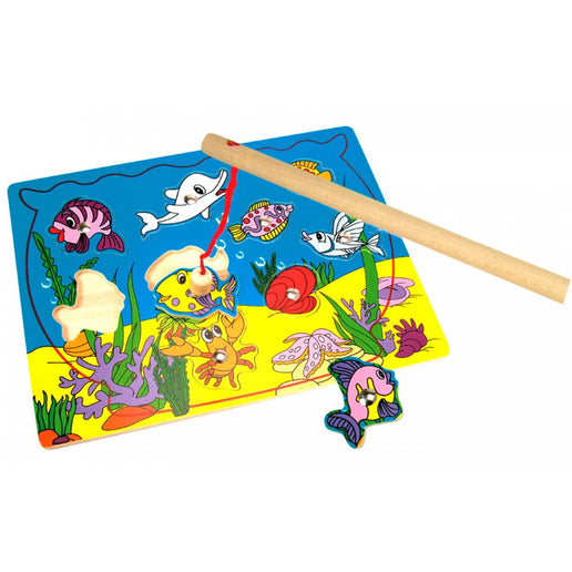 Magnetická detská vkladačka Akvárium s prútom 11 dielikov